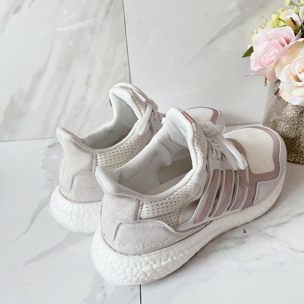 Adidas UltraBoost DNA Super Max Womens Running Shoes White Metallic Purple 10.5 - Picture 5 of 7